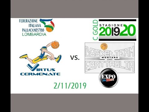 C GOLD 2019/2020: Virtus Cermenate - BT Battaglia EXPO INOX Mortara  2/11/2019