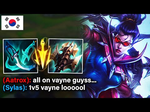 Smurfing as Vayne in Korean Soloq | Unranked to Challenger