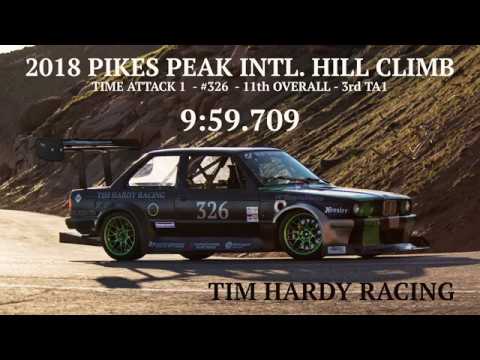 2018 PPIHC 1987 BMW E30 9:59.709!!! #326 UNDER 10 MIN RUN Pikes Peak Intl Hill Climb Tim Hardy