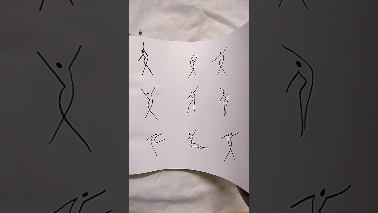 Abstract Figures in Movement stock Vector - Illustration of movement #shorts