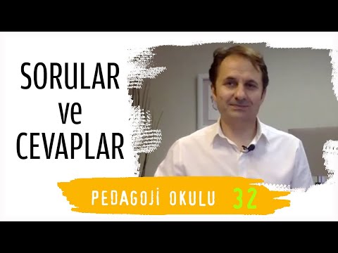 Pedagoji Okulu 32 - Sorular & Cevaplar - Pedagog Adem Güneş