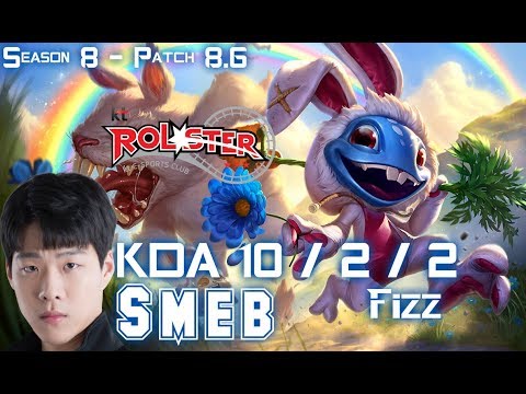 KT Smeb FIZZ vs ORIANNA Mid - Patch 8.6 KR Ranked
