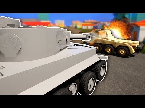 TANK BATTLE WITH TEAMS! - Brick Rigs Multiplayer Gameplay