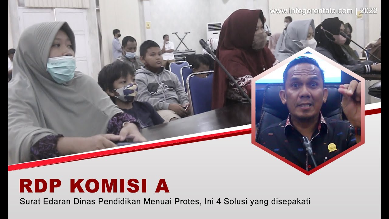 Surat Edaran Dinas Pendidikan Menuai Protes, Komisi A DPRD Kota Gorontalo Gelar RDP