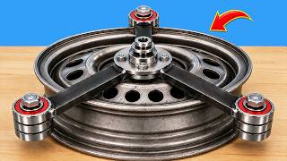 Never Throw Away Your Old Car Wheel Rims! Make a Great Tool Using Your Own Hands!