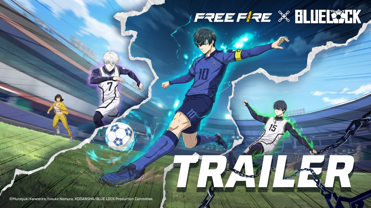 FREE FIRE x BLUE LOCK TRAILER | FREE FIRE BRASIL⚽