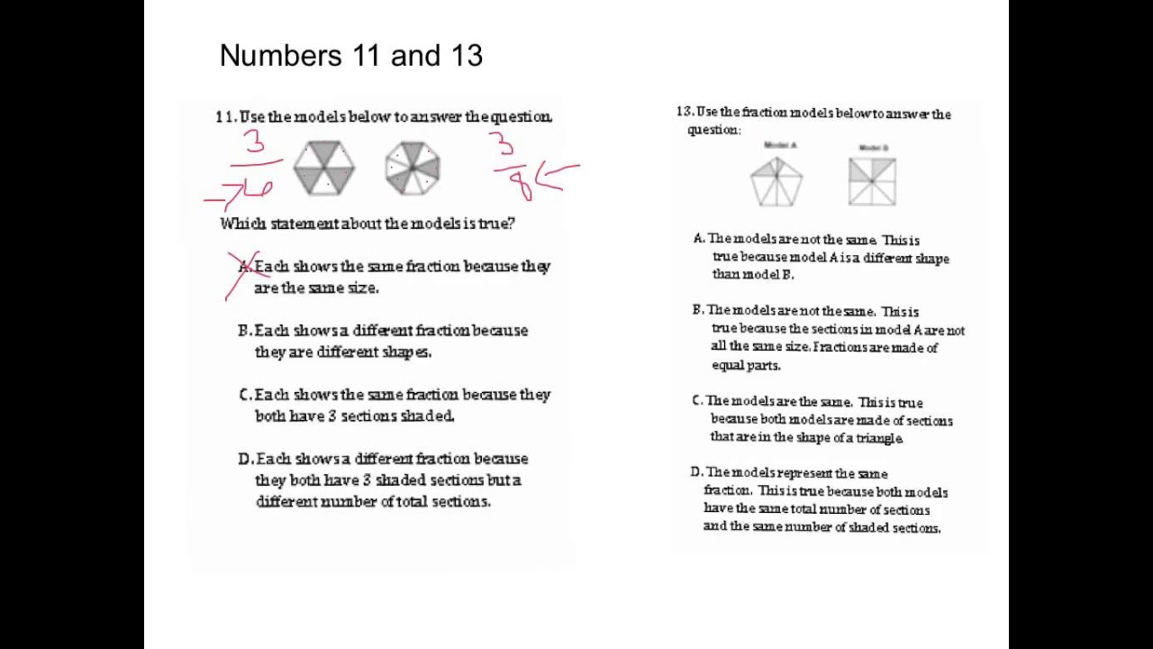 Fraction test 1 review