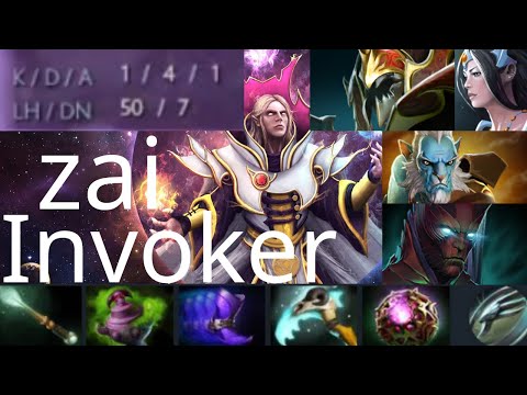 zai mid Invoker, iLTW Terrorblade vs Puck, Phantom Lancer, Pangolier - and Enigma there - dota2
