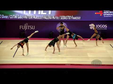 Italy (ITA) - 2022 Aerobic Worlds, Guimaraes (POR) - Group Qualifications