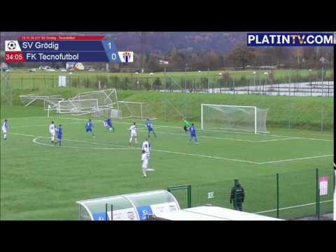 19.11.16 U17 SV Grödig - Tecnofutbol - Highlight  (1. Halbzeit / 34:07) am 19.11.2016 14:33
