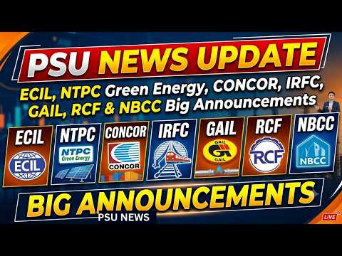 leadership changes in ECIL, NTPC Green, IRFC & 134 Cr order for NBCC