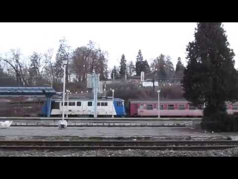 Medias: sosire tren R-2565 de la Sibiu
