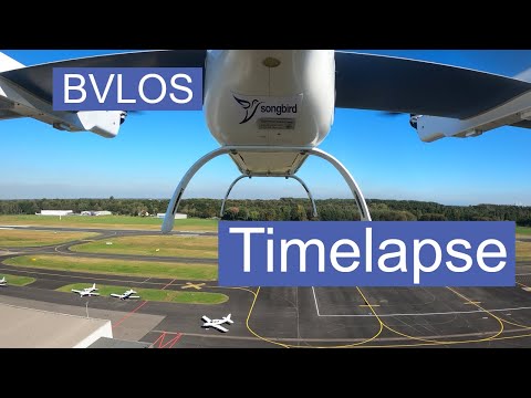 40 km Drone Flight around Mönchengladbach - Onboard Timelapse