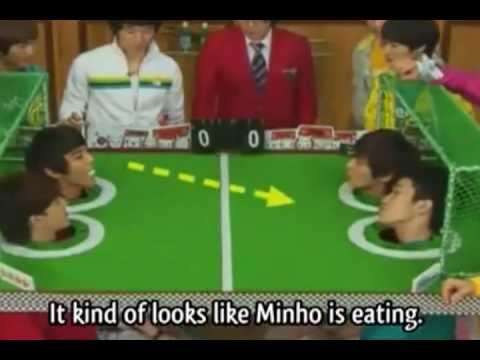 Minho(SHINee) and Nichkhun(2pm) vs Jonghyun(SHINee) and jaebum(2pm) cut