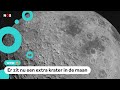 Wow! Ruimte puin botst op de maan