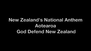 New Zealand's National Anthem with Lyrics