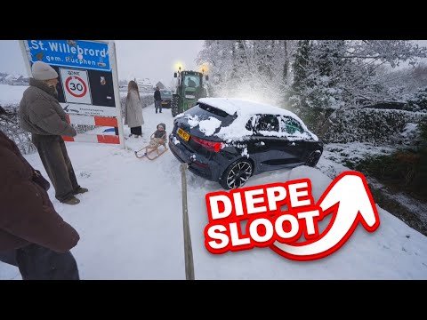 JE HEBT ZOVEEL GELUK GEHAD! ONGEVAL IN DE SNEEUW!❄️