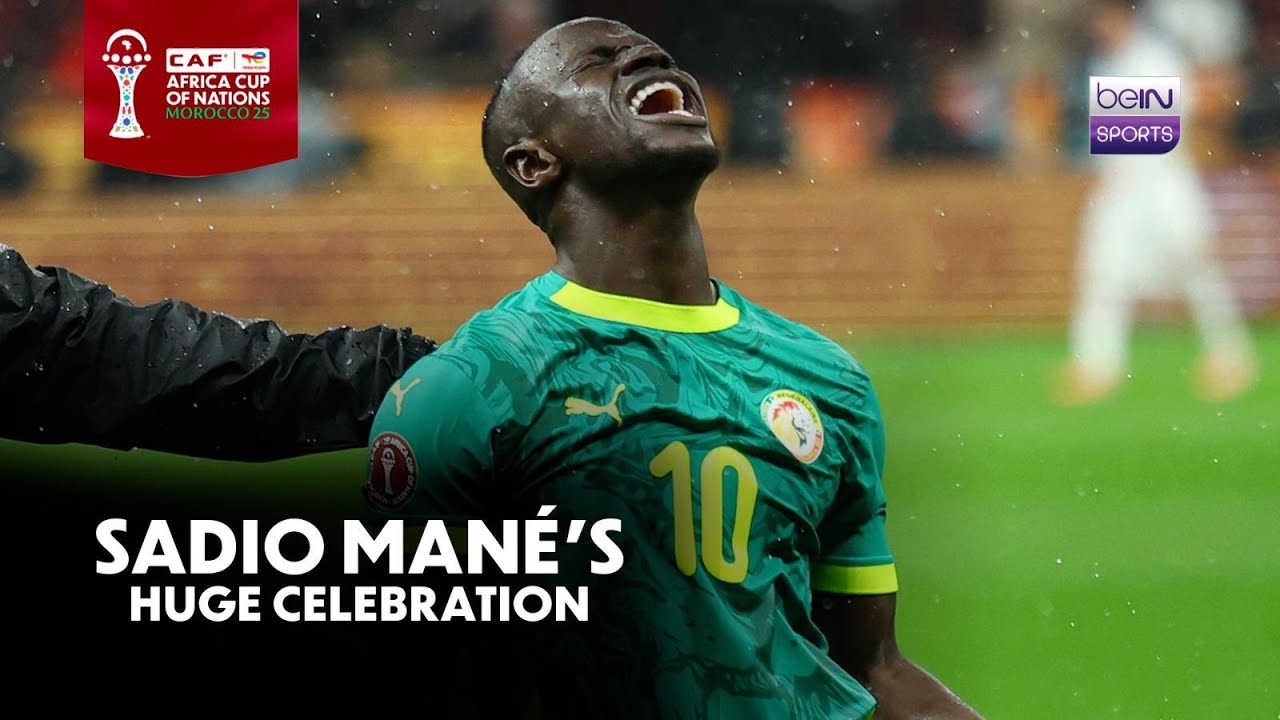 Senegal vs Morocco | Sadio Mané celebrates in a big way | AFCON 2025
