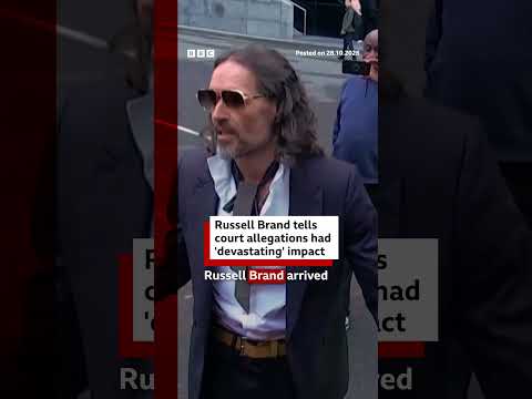 Russell Brand tells court allegations had 'devastating' impact on him. #BBCNews
