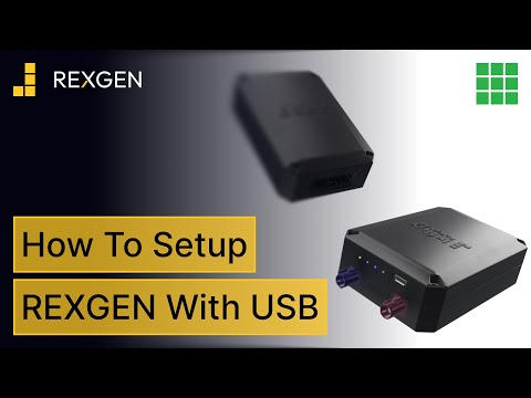 Setting up REXGEN with USB