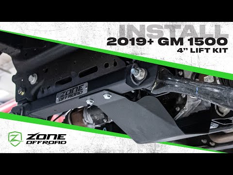 How To Install: Zone 4\"/6\" Lift Kit for 2019+ Chevy / GMC 1500 Trucks