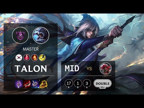 Talon Mid vs Katarina - KR Master Patch 10.3