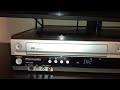 Demonstration On My Panasonic VCR DVD Combo On My Sword In The Stone 1987 VHS Version 1