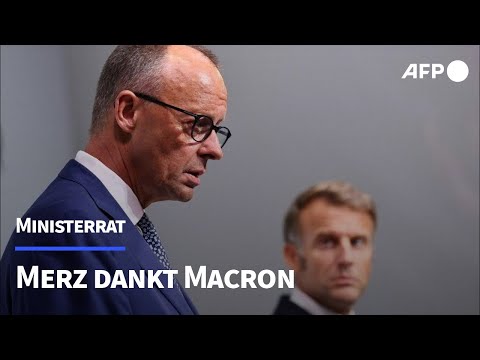 Merz: "Deutsch-französischer Motor ist wieder angesprungen" | AFP