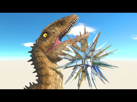 Escape From Rotating Spikes - Animal Revolt Battle Simulator