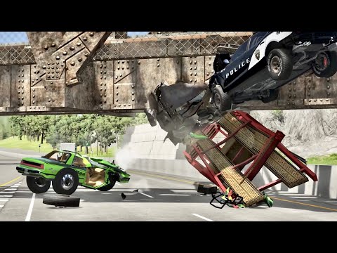 Realistic Car Crashes #58 - BeamNG.Drive