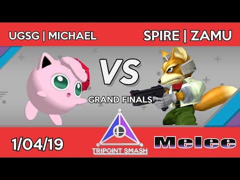 Tripoint Smash 42 - Grand Finals - UGSG | Michael (Jigglypuff) Vs. Spire | Zamu (Fox)