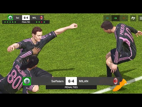 Penalty Shootout #15 Fc Mobile 24 Inter Miami Vs AC Milan 