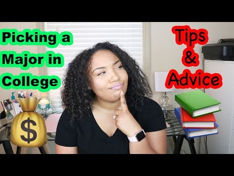 Picking a Major in College Tips & Advice| Imani B