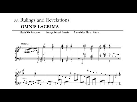 FINAL FANTASY XV Piano Collections - OMNIS LACRIMA - Rulings and Revelations (Sheet music)