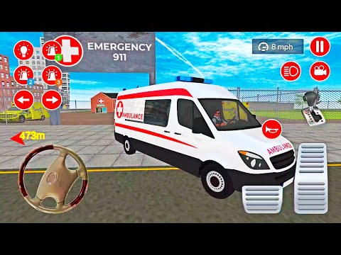 Ambulance Van Emergency Driving Simulator - Luxury SUV 911 Emergency Driver | Android GamePlay