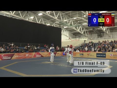 Xueqin TAN (CHN) vs Iryna ROMOLDANOVA (UKR) 2018 Manchester WT GP