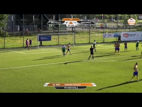 11.07.14 SIMONAS PAULIUS scores goal vs Metta/LU