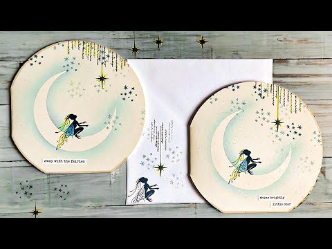 Nia and The Crescent Moon by Jo Rice - A Lavinia Stamps Tutorial