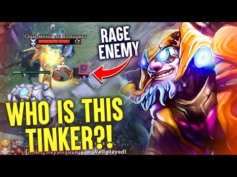 Who Is This Tinker? - Making Enemy Destroy Items With Epic Fast & Perfect Plays Dota 2