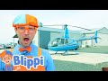 Blippi Explores A Helicopter Kids Fun Educational Cartoons Moonbug Play And Learn