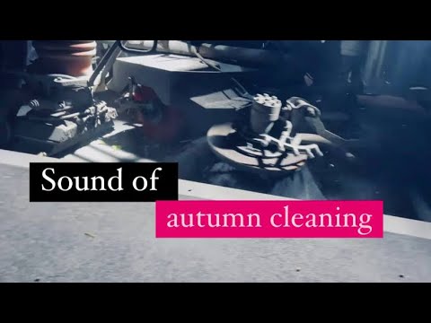 Sound of autumn cleaning | sound of cleaning car | garbage collector |