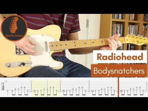 Bodysnatchers - Radiohead - Learn to Play!  (Guitar Cover & Tab)