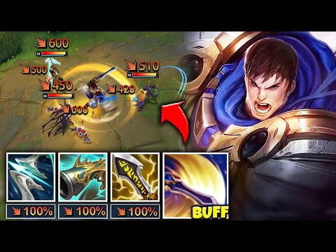 CRIT Garen just got a buff and now 1 spin deals 10,000 damage (THIS IS BROKEN)