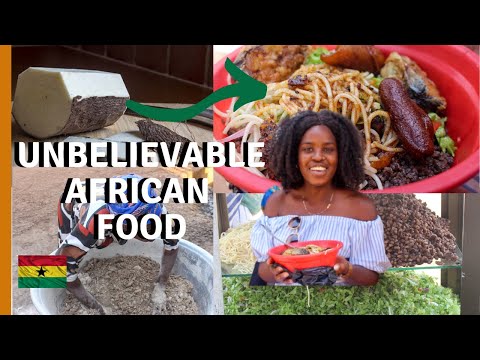 YOU WONT BELIEVE HOW THIS GHANAIAN FOOD RECIPE IS MADE | COOK AFRICAN FOOD WITH LOCAL GHANAIAN WOMEN