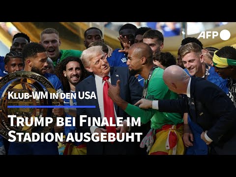 Buhrufe für US-Präsident Trump bei Klub-WM-Finale | AFP