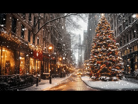 Beautiful Christmas Scenery with the Best Christmas Songs of All Time 🎶Instrumental Christmas Music