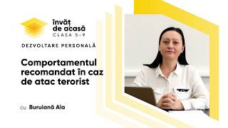 ”Comportamentul recomandat în caz de atac terorist”