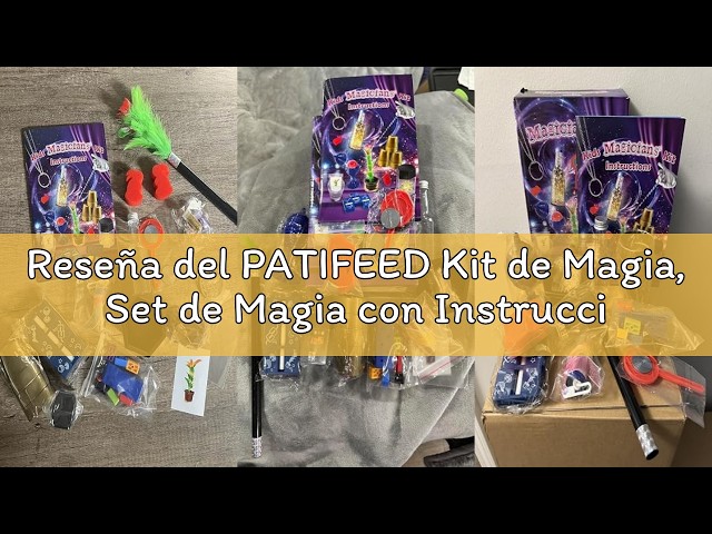 Vídeo relacionado con PATIFEED Kit de Magia, Set de Magia con Instrucciones para Realizar Cada Truco, Juguetes de Regalo para Niños de 6 7 8 9 10 11 12 Años