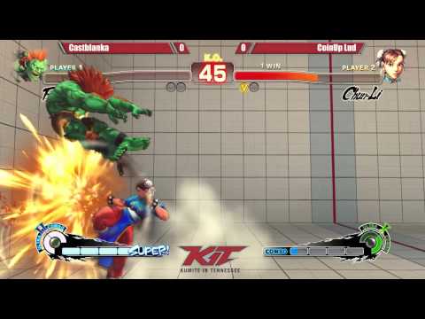 USF4 @ KIT15 Top 16 - CoinUp Lud (Chun-Li) vs Castblanka (Blanka) [720p/60fps]