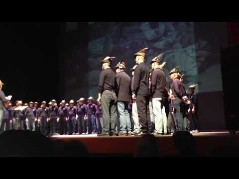Coro Brigata Alpina Julia Congedati “belle rose du printemps” Pordenone 27/10/2018